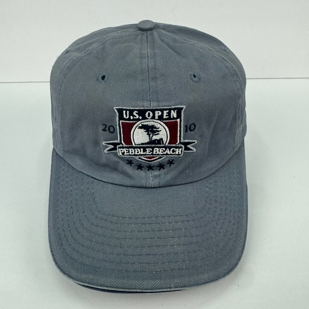 US Open 2010 Pebble Beach Golf Hat Cap Gray USGA Member Adjustable